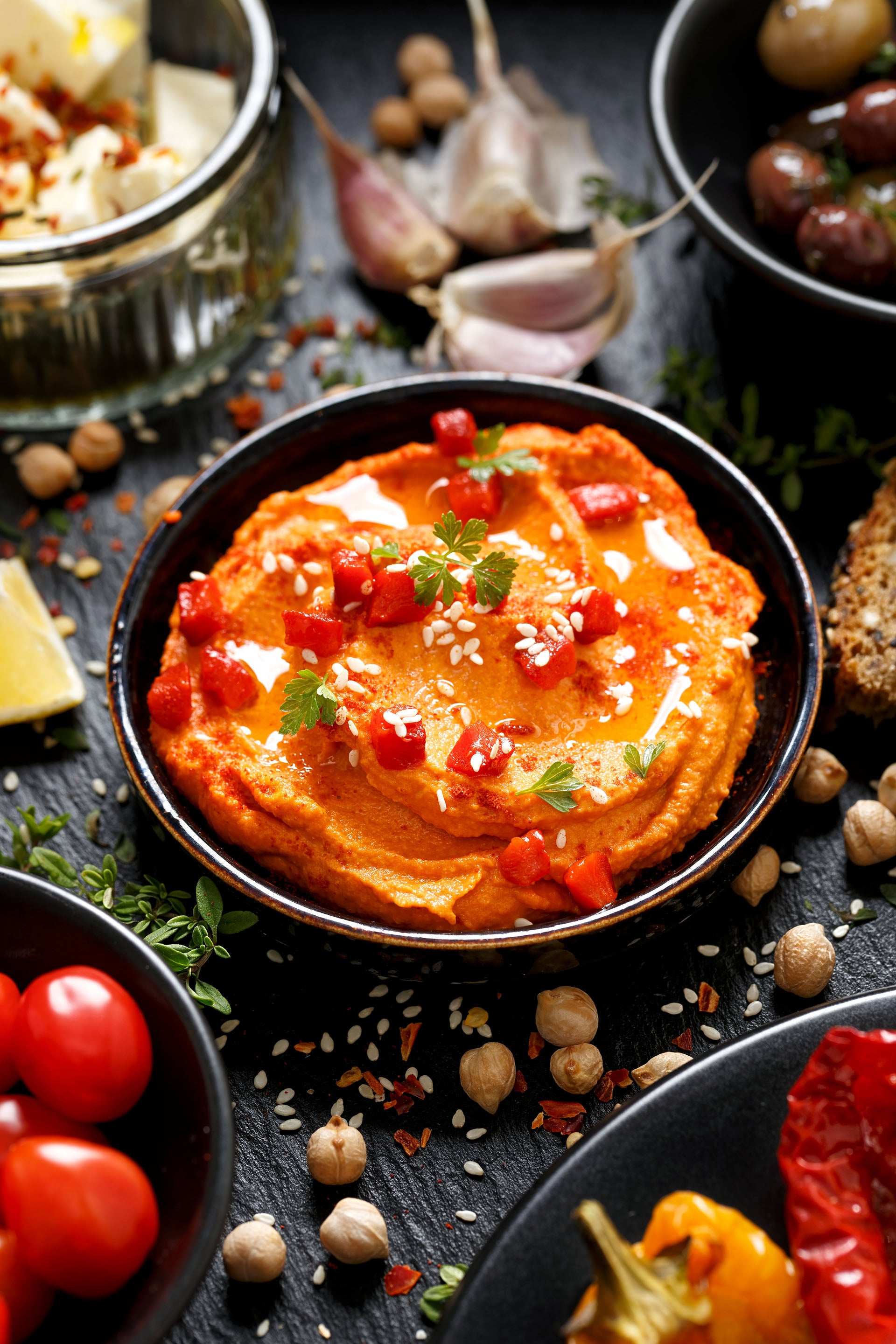 64120 Red Pepper and Jalapeno Hummus VG